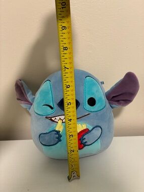 Blue Stitch Plush with Fries